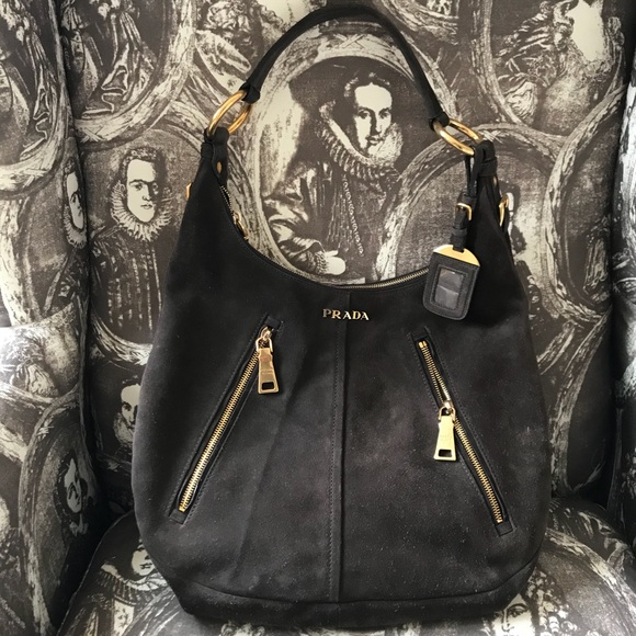🌟JUST REDUCED⭐️ Prada Brown Suede Handbag - Picture 6 of 8